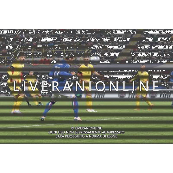 ITALIA - ROMANIA PARTITA AMICHEVOLE BOLOGNA 17 NOVEMBRE 2015 NELLA FOTO IL GOL DI MANOLO GABBIADINI ©OPTIMAFOTO / AGENZIA ALDO LIVERANI SAS