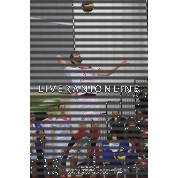 Campionato SuperLega UnipolSai - 5Â° giornata Castellanza (VA) 17-11-2015 PalaBorsani Revivre Milano vs Gi Group Monza nella foto Aimone Alletti (Milano) foto Roberto Garavaglia - ag. Aldo Liverani sas / AGENZIA ALDO LIVERANI SAS