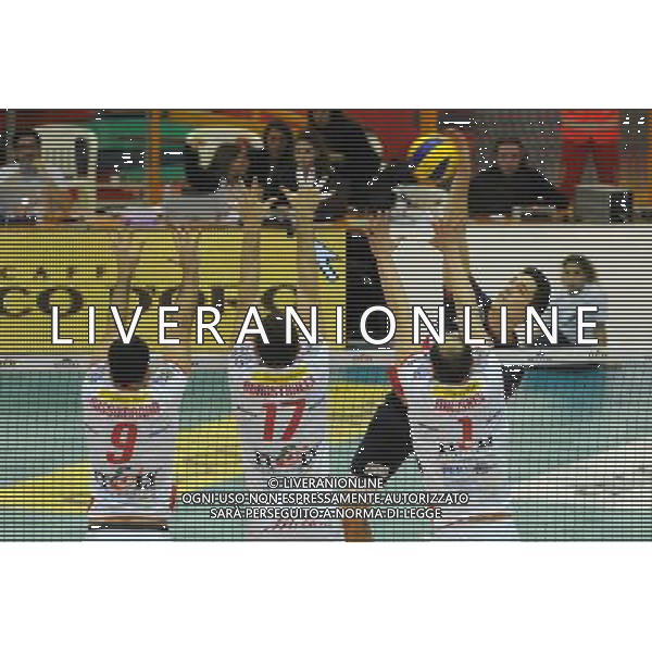Campionato SuperLega UnipolSai - 5Â° giornata Castellanza (VA) 17-11-2015 PalaBorsani Revivre Milano vs Gi Group Monza nella foto Tomas Rousseaux (Monza) foto Roberto Garavaglia - ag. Aldo Liverani sas / AGENZIA ALDO LIVERANI SAS