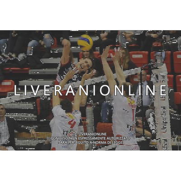 Campionato SuperLega UnipolSai - 5Â° giornata Castellanza (VA) 17-11-2015 PalaBorsani Revivre Milano vs Gi Group Monza nella foto Tomas Rousseaux (Monza) foto Roberto Garavaglia - ag. Aldo Liverani sas / AGENZIA ALDO LIVERANI SAS
