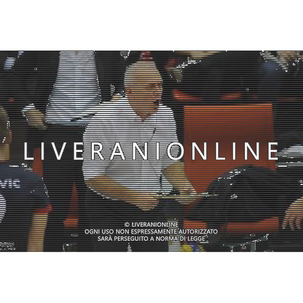 Campionato SuperLega UnipolSai - 5Â° giornata Castellanza (VA) 17-11-2015 PalaBorsani Revivre Milano vs Gi Group Monza nella foto Oreste Vacondio allenatore Monza foto Roberto Garavaglia - ag. Aldo Liverani sas / AGENZIA ALDO LIVERANI SAS