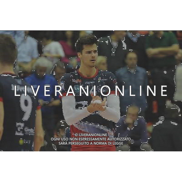 Campionato SuperLega UnipolSai - 5Â° giornata Castellanza (VA) 17-11-2015 PalaBorsani Revivre Milano vs Gi Group Monza nella foto Renan Zanatta Buiatti (Monza) foto Roberto Garavaglia - ag. Aldo Liverani sas / AGENZIA ALDO LIVERANI SAS