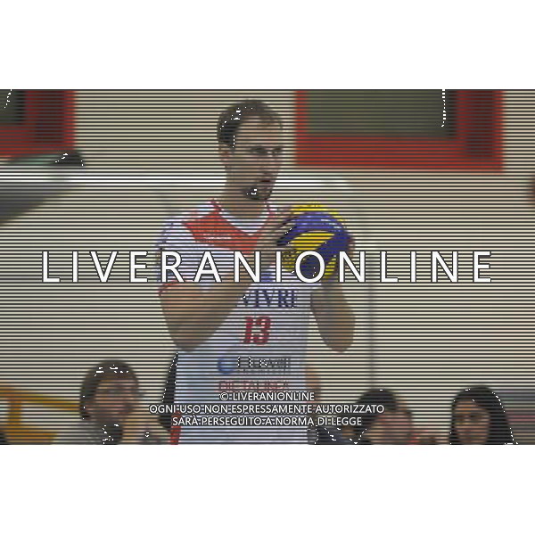 Campionato SuperLega UnipolSai - 5Â° giornata Castellanza (VA) 17-11-2015 PalaBorsani Revivre Milano vs Gi Group Monza nella foto Kamil Baranek (Milano) foto Roberto Garavaglia - ag. Aldo Liverani sas / AGENZIA ALDO LIVERANI SAS