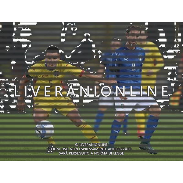 Amichevole Bologna - 17.11.2015 Italia-Romania Nella Foto:Marchisio Claudio-Hoban Ovidiu /Ph.Vitez-Ag. Aldo Liverani