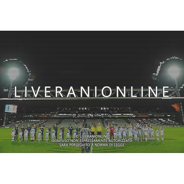 Illustration Entree des Joueurs - 18.11.2015 - Lyon / Atletico Madrid - Champions League Feminine Photo : Jean Paul Thomas / Icon Sport / AGENZIA ALDO LIVERANI SAS - ITALY ONLY EDITORIAL USE ONLY