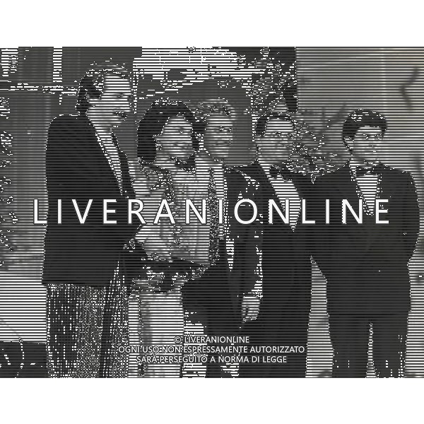 1985 SANREMO -FESTIVAL DELLA CANZONE ITALIANA NELLA FOTO I RICCHI E POVERI VINCONO IL FESTIVAL DI SANREMO AG ALDO LIVERANI SAS