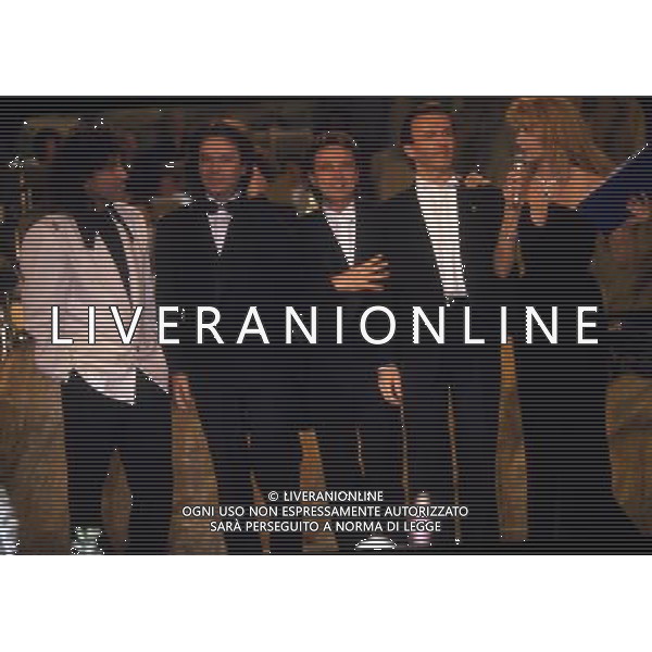 SANREMO 1990 FESTIVAL DI SANREMO NELLAFOTO IL CMPLESSO DEI POOH VINCE IL FESTIVALDI SANREMO AG ALDO LIVERANI SAS