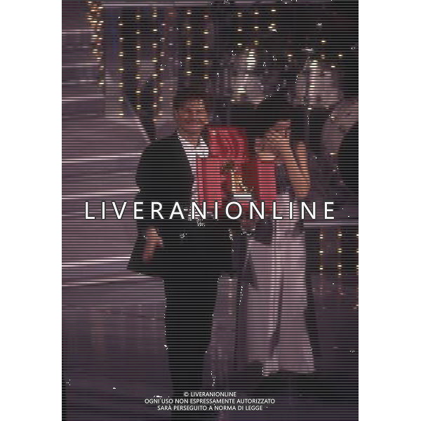 1996 SANREMO FESTIVAL DELLA CANZONE ITALIANA NELLA FOTO RON E TOSCA VONCONO IL FESTIVAL DI SANREMO AG ALDO LIVERANI SAS 