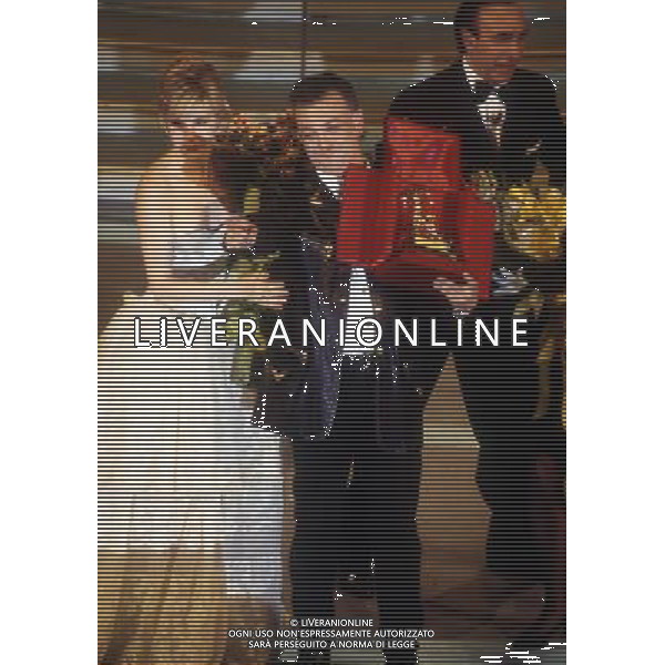 1993 SANREMO FESTIVAL DELLA CANZONE ITALIANA NELLA FOTO ENRICO RUGGERI VINCE IL FESTIVAL DI SANREMO AG ALDO LIVERANI SAS