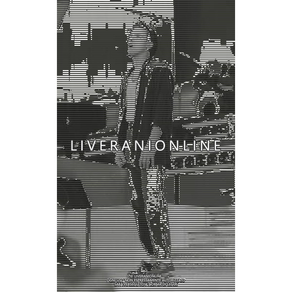1986 SANREMO FESTIVAL DELLA CANZONE ITALIANA NELLA FOTO EROS RAMAZZOTTI VINCE IL FESTIVAL DI SANREMO AG ALDO LIVERANI SAS