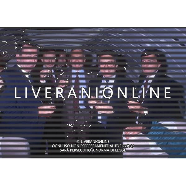 RETROSPETTIVA ANTONIO MATARRESE DIRIGENTE CALCIO NELLA FOTO ANTONIO MATARRESE CON JULIO GRONDONA PRESIDENTE DELLA FEDERAZIONE ARGENTINA 1990 AG ALDO LIVERANI SAS