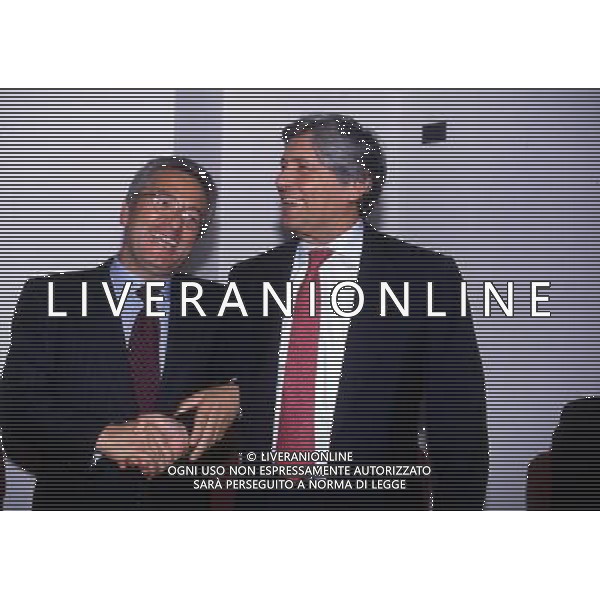 RETROSPETTIVA ANTONIO MATARRESE DIRIGENTE CALCIO NELLA FOTO ANTONIO MATARRESE CON LUCIANO NIZZOLA NEL 1994 AG ALDO LIVERANI SAS