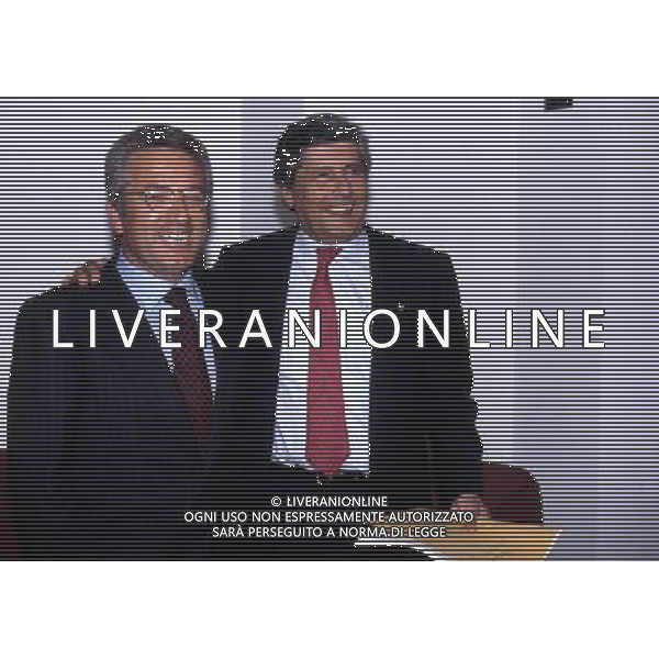 RETROSPETTIVA ANTONIO MATARRESE DIRIGENTE CALCIO NELLA FOTO ANTONIO MATARRESE CON LUCIANO NIZZOLA NEL 1994 AG ALDO LIVERANI SAS