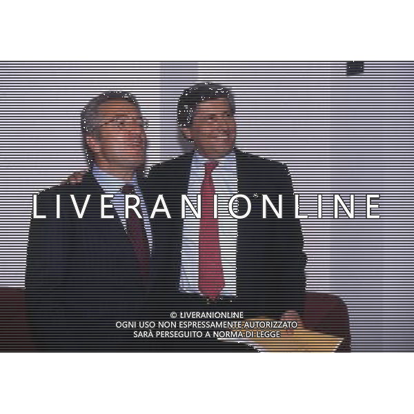 RETROSPETTIVA ANTONIO MATARRESE DIRIGENTE CALCIO NELLA FOTO ANTONIO MATARRESE NEL 1994 CON LUCIANO NIZZOLA AG ALDO LIVERANI SAS