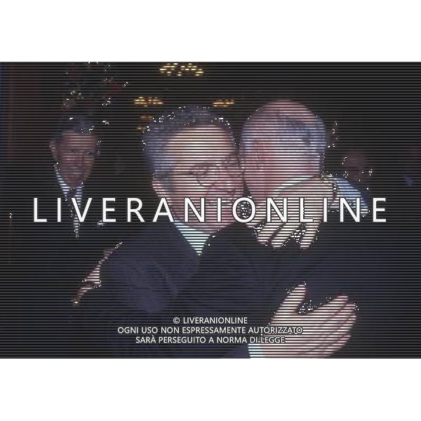 RETROSPETTIVA ANTONIO MATARRESE DIRIGENTE CALCIO NELLA FOTO ANTONIO MATARRESE CON ARRIGO SACCHI AG ALDO LIVERANI SAS