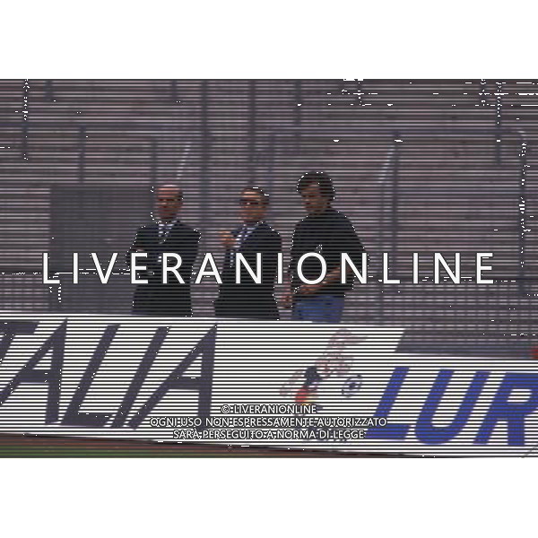 RETROSPETTIVA ANTONIO MATARRESE DIRIGENTE CALCIO NELLA FOTO ANTONIO MATARRESE CON MICHEL PLATINI AG ALDO LIVERANI SAS