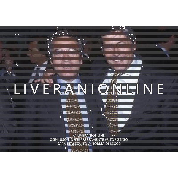 RETROSPETTIVA ANTONIO MATARRESE DIRIGENTE CALCIO NELLA FOTO ANTONIO MATARRESE CON LUCIANO NIZZOLA NEL 1993 AG ALDO LIVERANI SAS