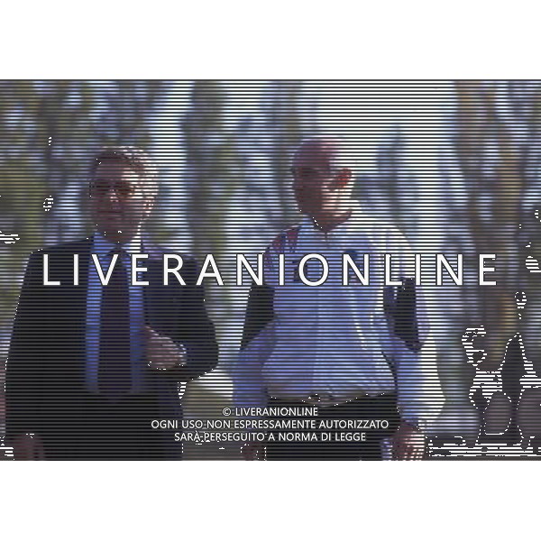 RETROSPETTIVA ANTONIO MATARRESE DIRIGENTE CALCIO NELLA FOTO ANTONIO MATARRESE CON ARRIGO SACCHI NEL 1991 AG ALDO LIVERANI SAS