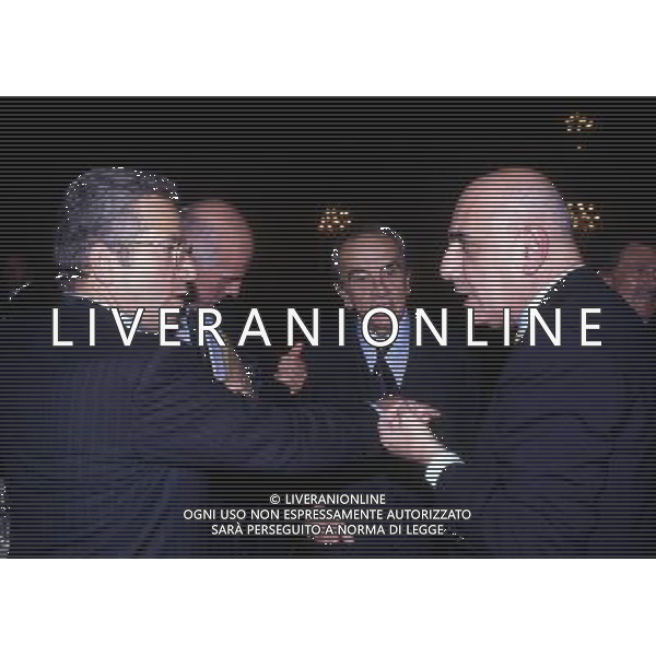 RETROSPETTIVA ANTONIO MATARRESE DIRIGENTE CALCIO NELLA FOTO ANTONIO MATARRESE-ARRIGO SACCHI-AVVOCATO GIUSEPPE PRISCO-E ADRIANO GALLIANI AG ALDO LIVERANI SAS