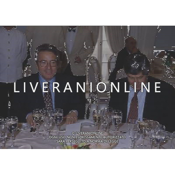 RETROSPETTIVA ANTONIO MATARRESE DIRIGENTE CALCIO NELLA FOTO ANTONIO MATARRESE CON LUCIANO NIZZOLA AG ALDO LIVERANI SAS