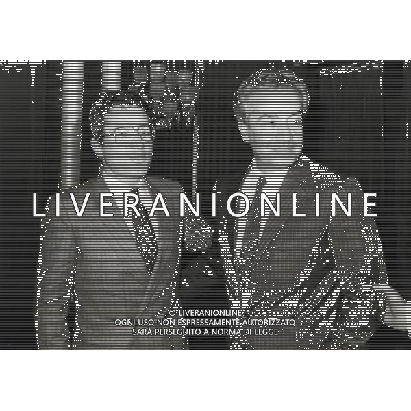 RETROSPETTIVA ANTONIO MATARRESE DIRIGENTE CALCIO NELLA FOTO ANTONIO MATARRESE CON LAMBERTO MAZZA PRESIDENTE UDINESE AG ALDO LIVERANI SAS