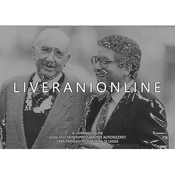 RETROSPETTIVA ANTONIO MATARRESE DIRIGENTE CALCIO NELLA FOTO ANTONIO MATARRESE CON SCHIAVIO ANGELO AG ALDO LIVERANI SAS