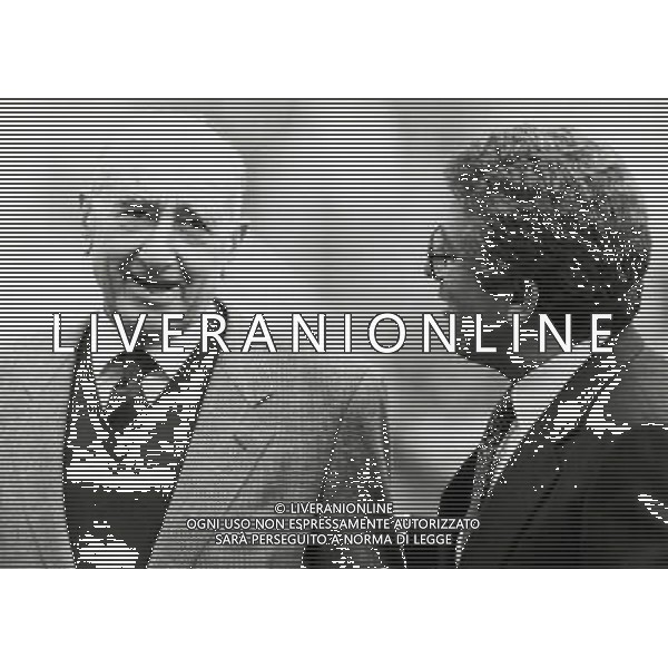 RETROSPETTIVA ANTONIO MATARRESE DIRIGENTE CALCIO NELLA FOTO ANTONIO MATARRESE CON ANGELO SCHIAVIO AG ALDO LIVERANI SAS