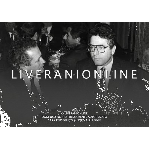 RETROSPETTIVA ANTONIO MATARRESE DIRIGENTE CALCIO NELLA FOTO ANTONIO MATARRESE CON FEDERICO SORDILLO AG ALDO LIVERANI SAS