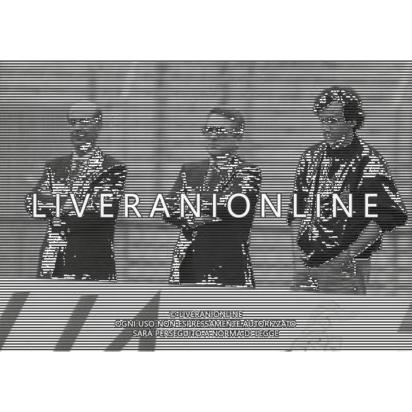 RETROSPETTIVA ANTONIO MATARRESE DIRIGENTE CALCIO NELLA FOTO ANTONIO MATARRESE CON MICHEL PLATINI AG ALDO LIVERANI SAS