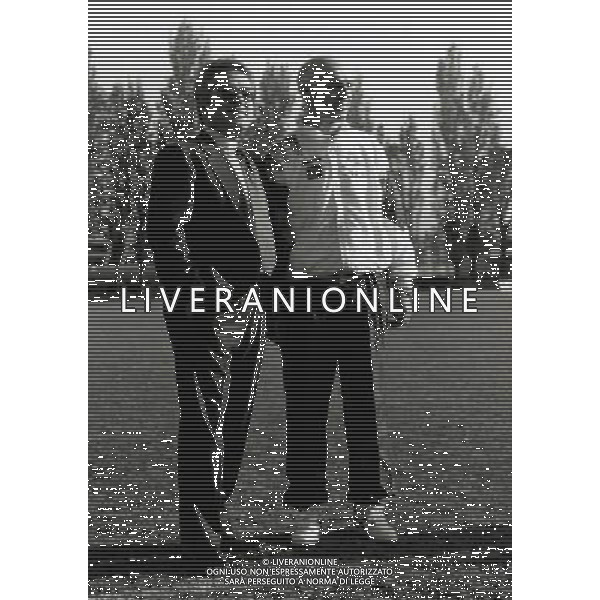 RETROSPETTIVA ANTONIO MATARRESE DIRIGENTE CALCIO NELLA FOTO ANTONIO MATARRESE CON ARRIGO SACCHI AG ALDO LIVERANI SAS