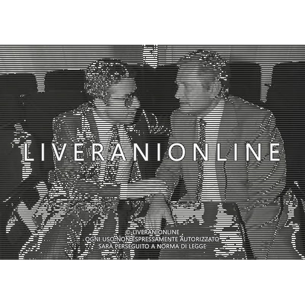 RETROSPETTIVA ANTONIO MATARRESE DIRIGENTE CALCIO NELLA FOTO ANTONIO MATARRESE CON GIAMPIERO BONIPERTI AG ALDO LIVERANI SAS