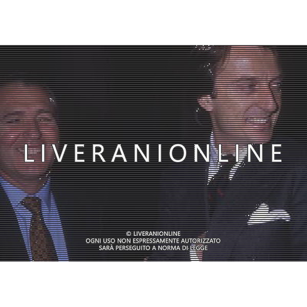 RETROSPETTIVA VINCENZO MATARRESE PRESIDENTE BARI CALCIO NELLA FOTO VINCENZO MATARRESE PRESIDENTE BARI CALCIO CON LUCA CORDERO DI MONTEZEMOLO AG ALDO LIVERANI SAS 