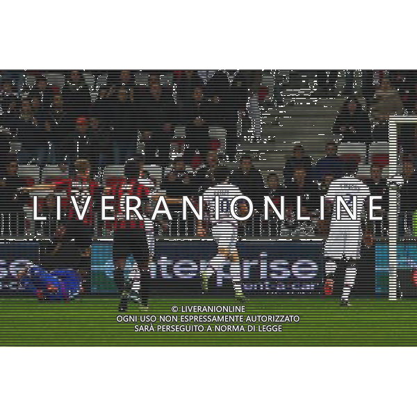 Goal Valere GERMAIN - 20.11.2015 - Nice / Lyon - 14eme journee de Ligue 1 Photo : Jean Christophe Magnenet / Icon Sport AG ALDO LIVERANI SAS ONLY ITALY