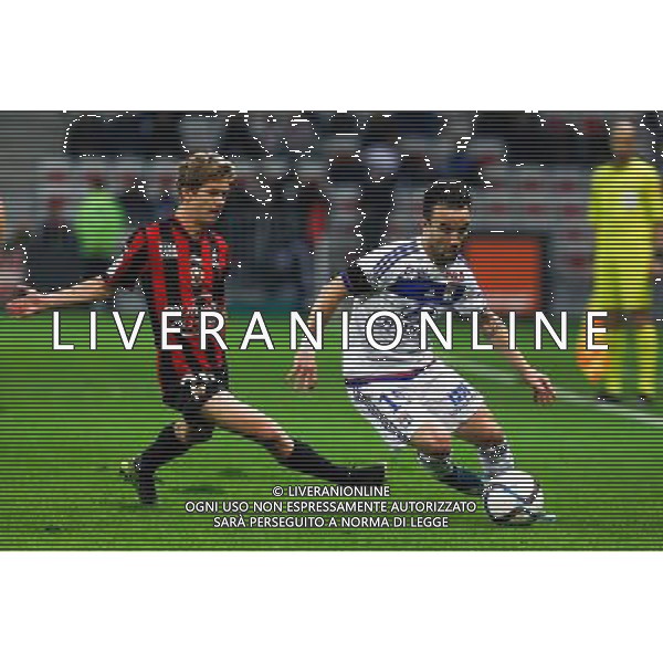 Vincent KOZIELLO / Mathieu VALBUENA - 20.11.2015 - Nice / Lyon - 14eme journee de Ligue 1 Photo : Jean Christophe Magnenet / Icon Sport AG ALDO LIVERANI SAS ONLY ITALY