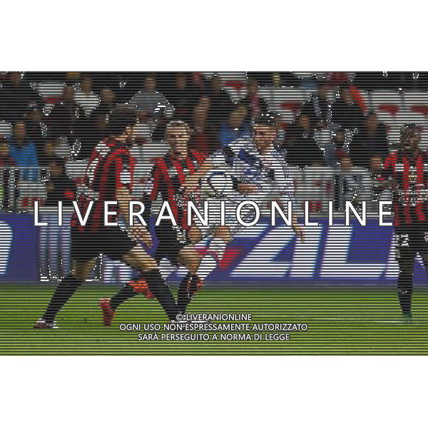 Niklas HULT / Jordan FERRI - 20.11.2015 - Nice / Lyon - 14eme journee de Ligue 1 Photo : Jean Christophe Magnenet / Icon Sport AG ALDO LIVERANI SAS ONLY ITALY