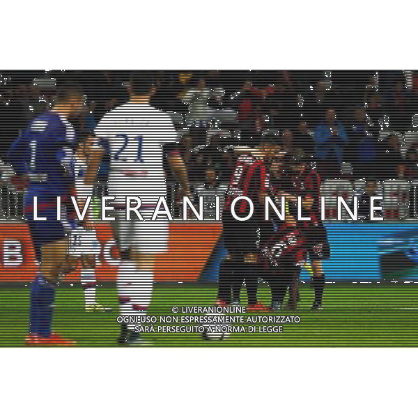 Joie Nice - 20.11.2015 - Nice / Lyon - 14eme journee de Ligue 1 Photo : Jean Christophe Magnenet / Icon Sport AG ALDO LIVERANI SAS ONLY ITALY