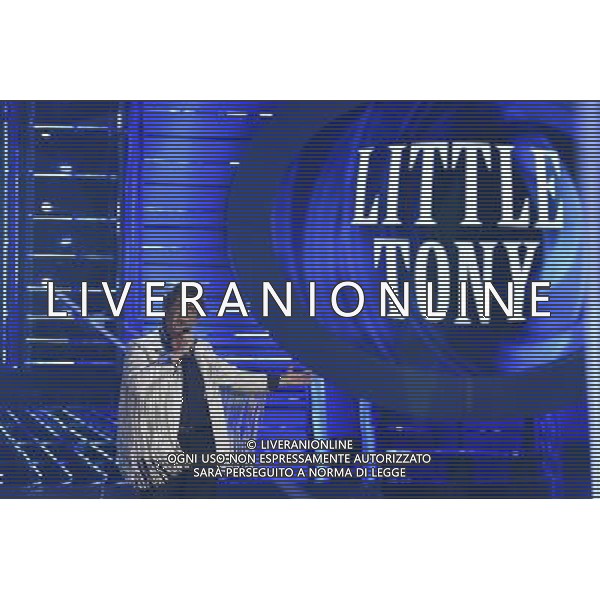 Roma - 20/11/2015 - Studi Rai De Paolis - Trasmissione TV \' Tale e Quale Show \' - nella foto: Alessandro Greco interpreta Little Tony / Ph. Fabrizio Corradetti - Ag. Aldo Liverani sas
