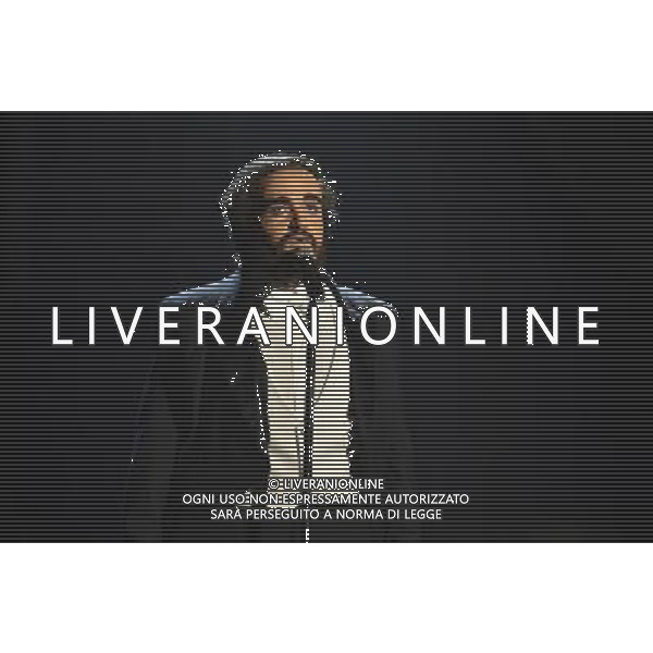 Roma - 20/11/2015 - Studi Rai De Paolis - Trasmissione TV \' Tale e Quale Show \' - nella foto: Valerio Scanu vincitore della 5 edizione interpretando Luciano Pavarotti / Ph. Fabrizio Corradetti - Ag. Aldo Liverani sas