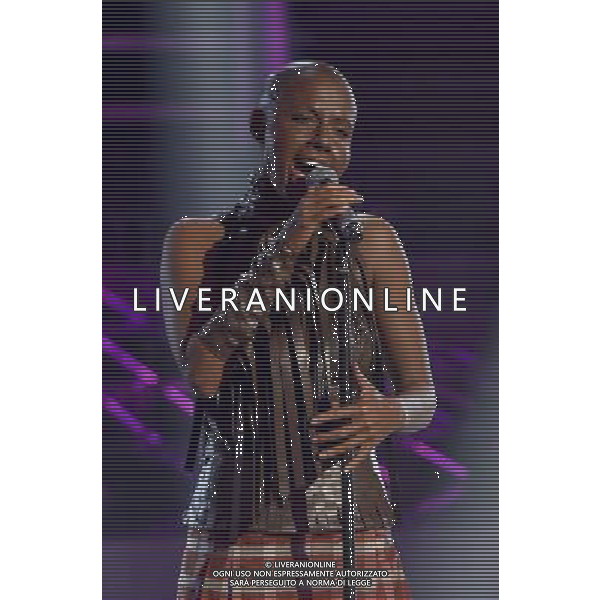 Roma - 20/11/2015 - Studi Rai De Paolis - Trasmissione TV \' Tale e Quale Show \' - nella foto: Roberta Giarrusso interpreta Skin / Ph. Fabrizio Corradetti - Ag. Aldo Liverani sas