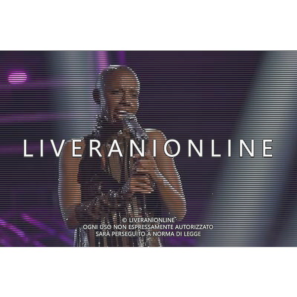 Roma - 20/11/2015 - Studi Rai De Paolis - Trasmissione TV \' Tale e Quale Show \' - nella foto: Roberta Giarrusso interpreta Skin / Ph. Fabrizio Corradetti - Ag. Aldo Liverani sas