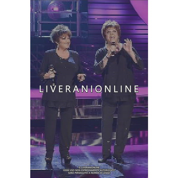 Roma - 20/11/2015 - Studi Rai De Paolis - Trasmissione TV \' Tale e Quale Show \' - nella foto: Gabriele Cirilli e Orietta Berti / Ph. Fabrizio Corradetti - Ag. Aldo Liverani sas