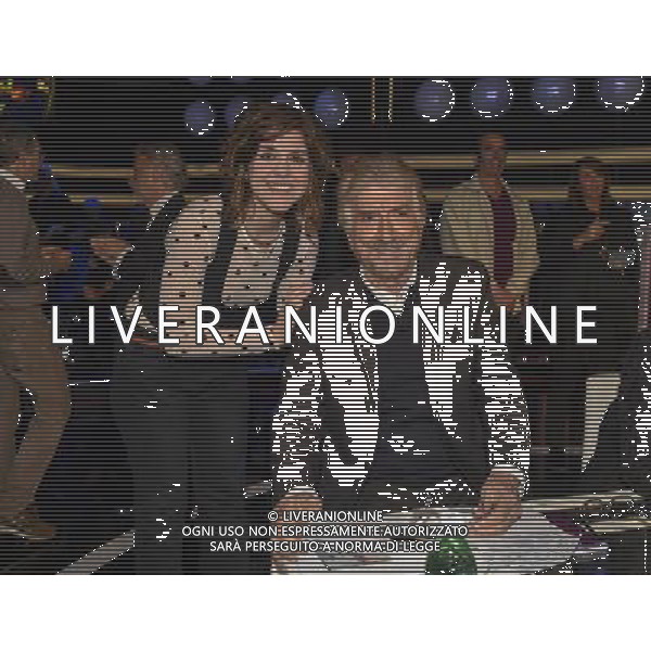 Roma - 20/11/2015 - Studi Rai De Paolis - Trasmissione TV \' Tale e Quale Show \' - nella foto: Gigi Proietti e la figlia Carlotta / Ph. Fabrizio Corradetti - Ag. Aldo Liverani sas
