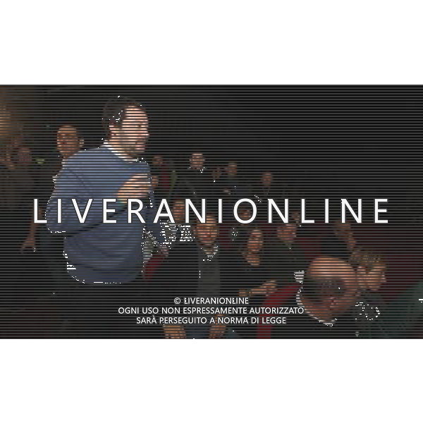 Matteo Salvini ,convegno Lega Nord ,Brescia 21 novembre 2015. AG ALDO LIVERANI SAS