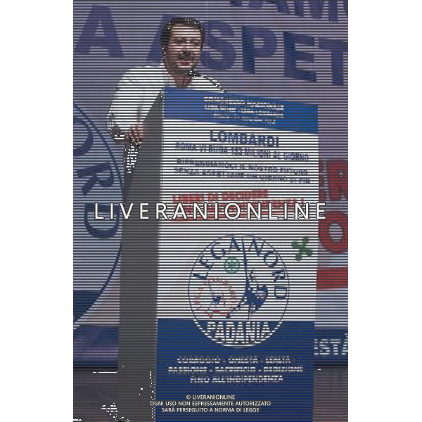 Matteo Salvini ,convegno Lega Nord ,Brescia 21 novembre 2015. AG ALDO LIVERANI SAS