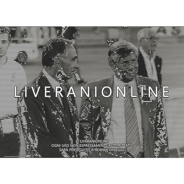 RETROSPETTIVA LUCIANO NIZZOLA DIRIGENTE CALCIO NELLA FOTO LUCIANO NIZZOLA CON FRANCO CARRARO AG ALDO LIVERANI SAS