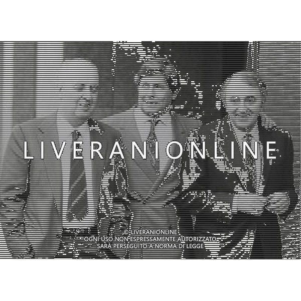 RETROSPETTIVA LUCIANO NIZZOLA DIRIGENTE CALCIO NELLA FOTO LUCIANO NIZZOLA CON CORRADO FERLAINO AG ALDO LIVERANI SAS