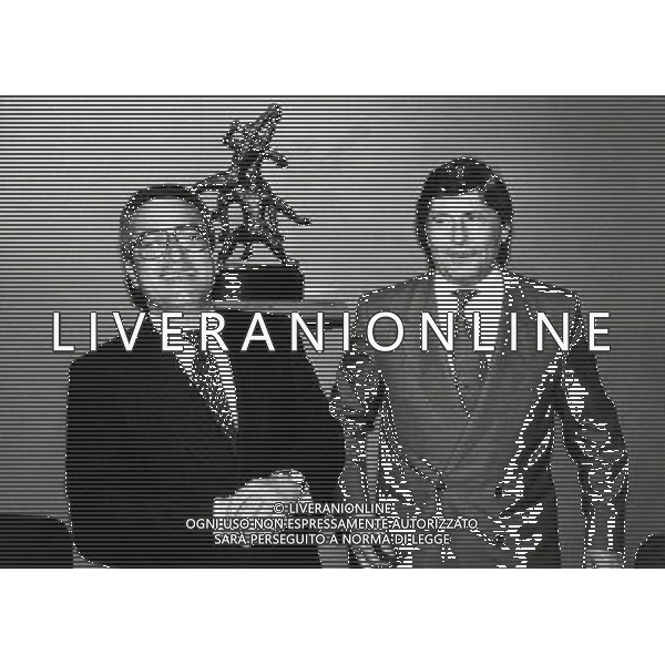 RETROSPETTIVA LUCIANO NIZZOLA DIRIGENTE CALCIO NELLA FOTO LUCIANO NIZZOLA CON ANTONIO MATARRESE AG ALDO LIVERANI SAS