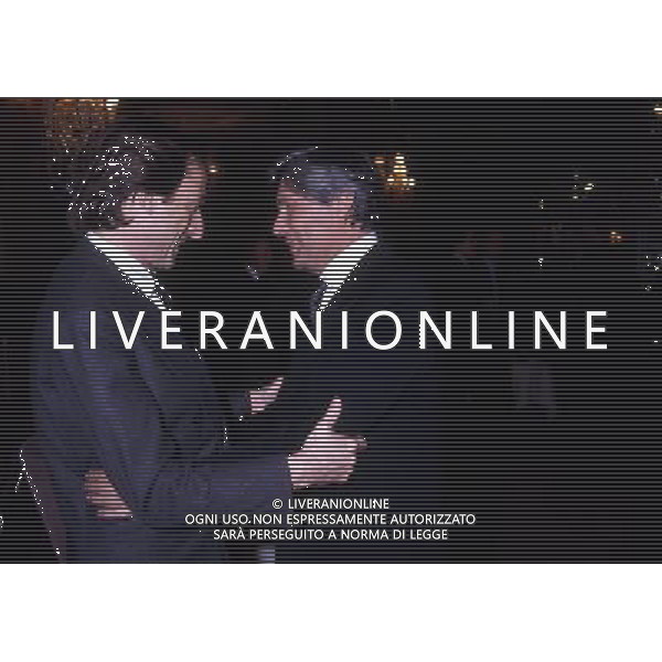RETROSPETTIVA LUCIANO NIZZOLA DIRIGENTE CALCIO NELLA FOTO LUCIANO NIZZOLA CON LUCA CORDERO DI MONTEZEMOLO AG ALDO LIVERANI SAS