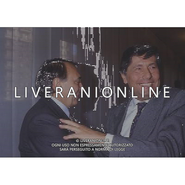 RETROSPETTIVA LUCIANO NIZZOLA DIRIGENTE CALCIO NELLA FOTO LUCIANO NIZZOLA CON CORRADO FERLAINO AG ALDO LIVERANI SAS