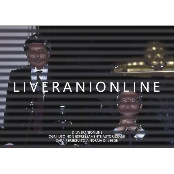 RETROSPETTIVA LUCIANO NIZZOLA DIRIGENTE CALCIO NELLA FOTO LUCIANO NIZZOLA CON ANTONIO MATARRESE AG ALDO LIVERANI SAS